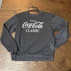 Coca Cola Classic Charcoal Crewneck Sweater